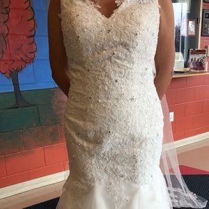 size 12 mermaid wedding dress